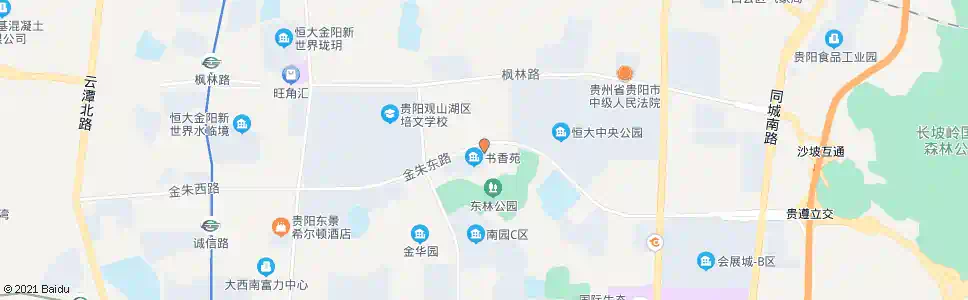贵阳东林寺路_公交站地图_贵阳公交_妙搜公交查询2025