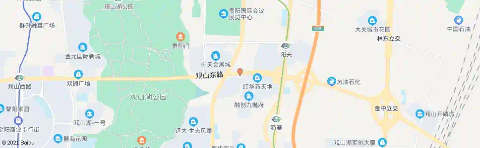贵阳沪昆立交桥_公交站地图_贵阳公交_妙搜公交查询2025