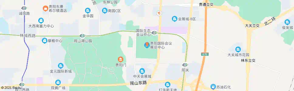 贵阳国际会议中心_公交站地图_贵阳公交_妙搜公交查询2025
