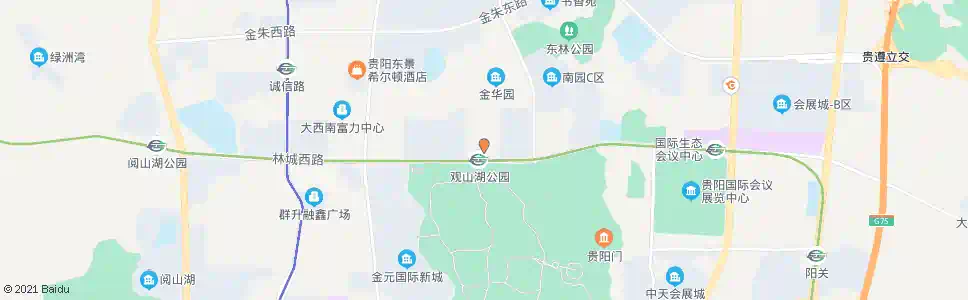 贵阳观山湖行政中心_公交站地图_贵阳公交_妙搜公交查询2025