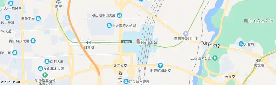 贵阳云环路(北)_公交站地图_贵阳公交_妙搜公交查询2025