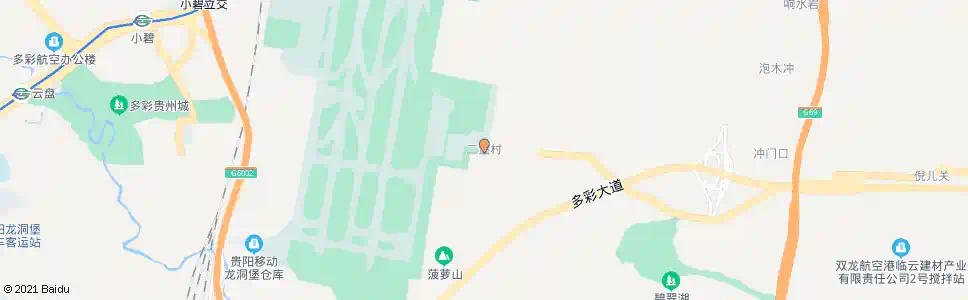 贵阳二堡村_公交站地图_贵阳公交_妙搜公交查询2025