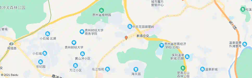 贵阳贵大茶店校区_公交站地图_贵阳公交_妙搜公交查询2025