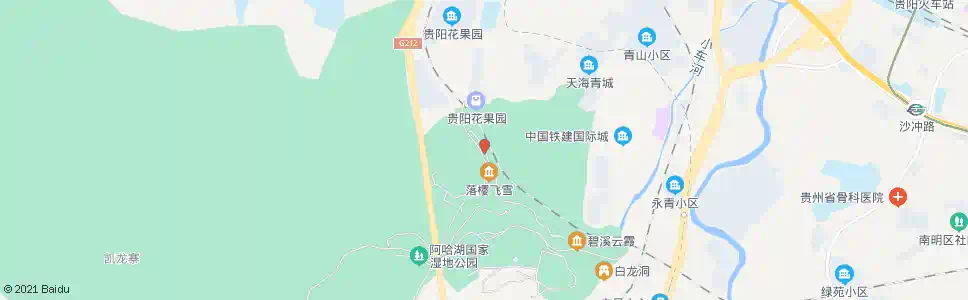 贵阳小车河湿地公园_公交站地图_贵阳公交_妙搜公交查询2025