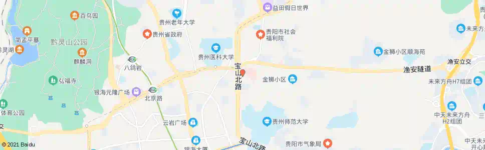 贵阳贵州日报仓库_公交站地图_贵阳公交_妙搜公交查询2025