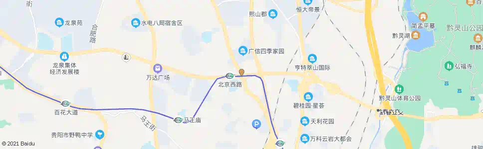 贵阳九局中心医院_公交站地图_贵阳公交_妙搜公交查询2025