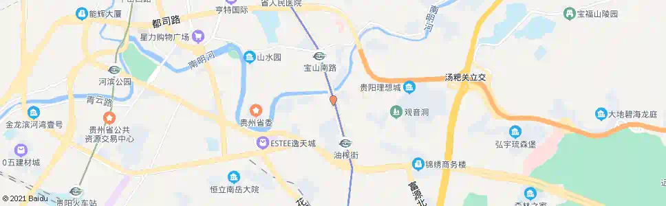 贵阳团坡桥_公交站地图_贵阳公交_妙搜公交查询2025