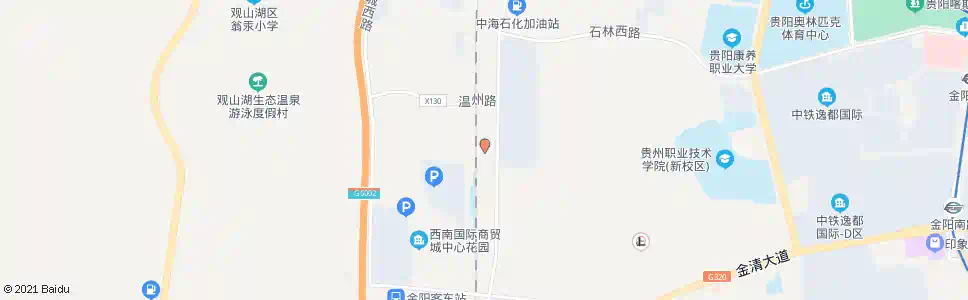 贵阳西南美食广场_公交站地图_贵阳公交_妙搜公交查询2025