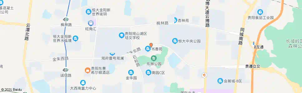 贵阳东林寺路口_公交站地图_贵阳公交_妙搜公交查询2025