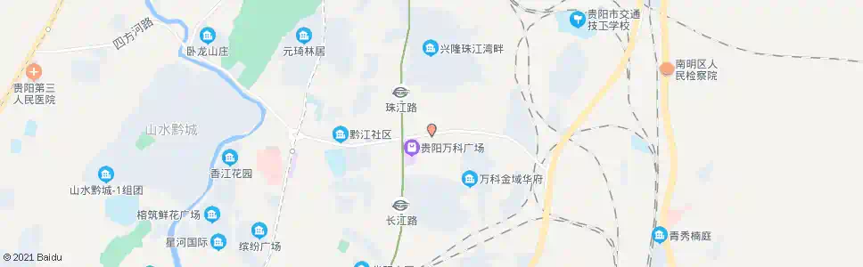 贵阳长江路(东)_公交站地图_贵阳公交_妙搜公交查询2025
