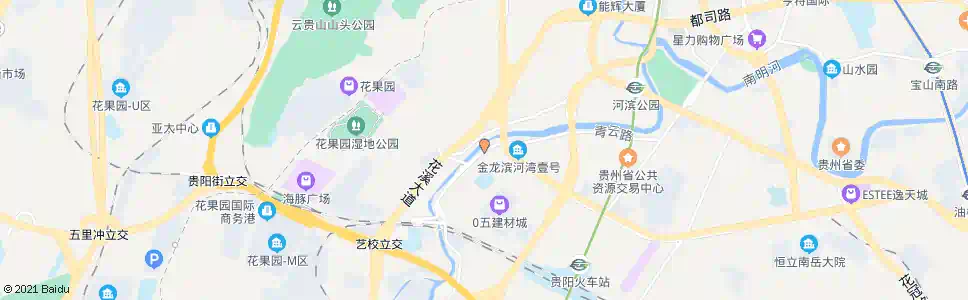 贵阳解放桥_公交站地图_贵阳公交_妙搜公交查询2025