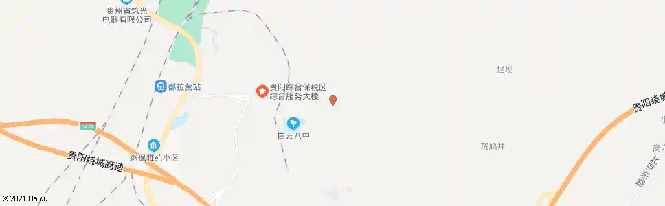 贵阳保税区展示园_公交站地图_贵阳公交_妙搜公交查询2025