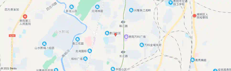 贵阳长江路(中)_公交站地图_贵阳公交_妙搜公交查询2025