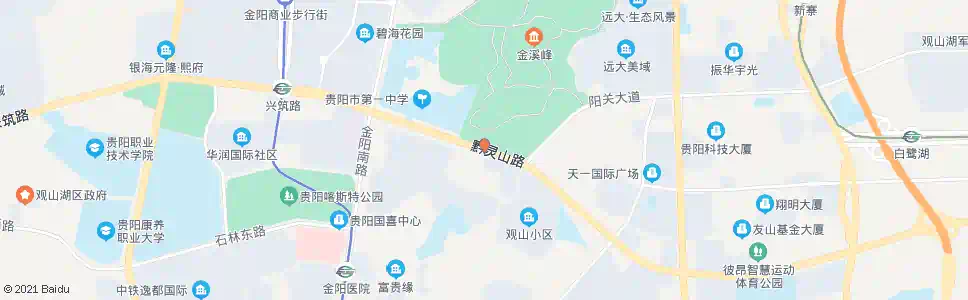 贵阳金谷苑_公交站地图_贵阳公交_妙搜公交查询2025
