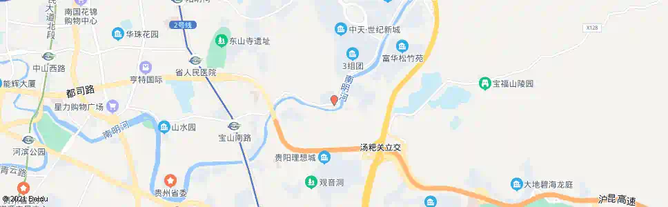 贵阳红岩路(北岸)_公交站地图_贵阳公交_妙搜公交查询2025
