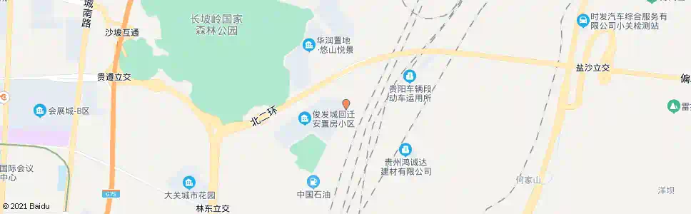 贵阳俊发城_公交站地图_贵阳公交_妙搜公交查询2025