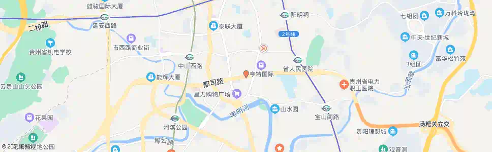 贵阳护国路口_公交站地图_贵阳公交_妙搜公交查询2025