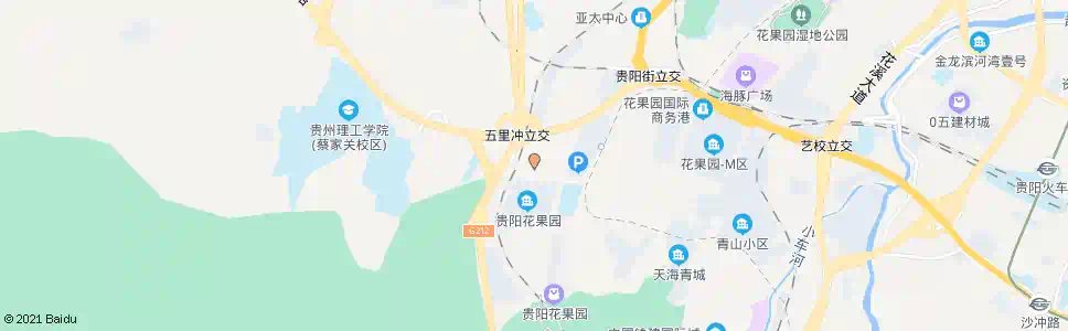 贵阳花果园候机厅_公交站地图_贵阳公交_妙搜公交查询2025