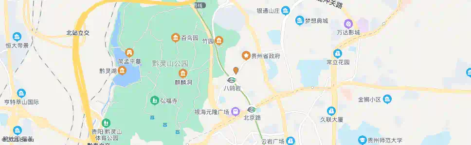 贵阳八鸽岩路口_公交站地图_贵阳公交_妙搜公交查询2025