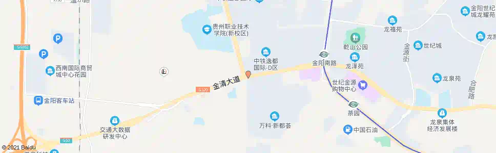 贵阳二铺汽配城_公交站地图_贵阳公交_妙搜公交查询2025