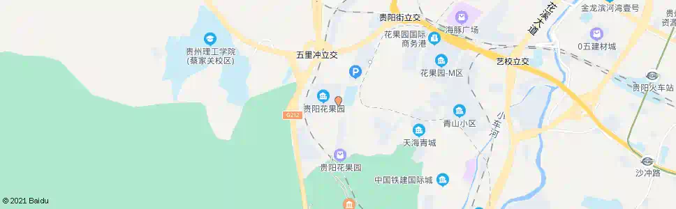 贵阳延安南路(南)_公交站地图_贵阳公交_妙搜公交查询2025