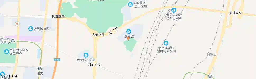 贵阳俊发黑石公园_公交站地图_贵阳公交_妙搜公交查询2025