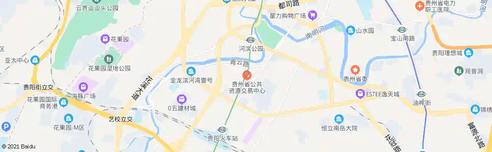 贵阳展览馆_公交站地图_贵阳公交_妙搜公交查询2025