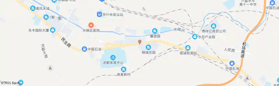 六盘水钢城花园_公交站地图_六盘水公交_妙搜公交查询2025