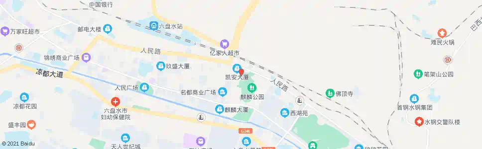 六盘水招呼站(麒麟社区卫生服务站)_公交站地图_六盘水公交_妙搜公交查询2025