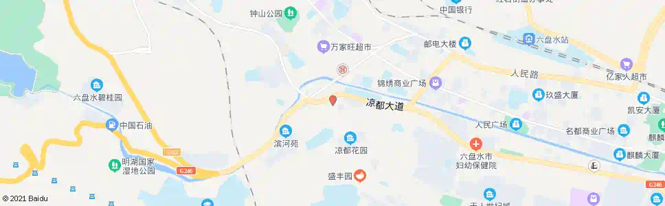 六盘水招呼站(奇强产品店)_公交站地图_六盘水公交_妙搜公交查询2025