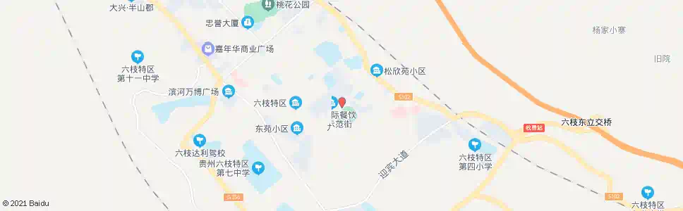 六盘水招呼站(八家寨烙锅一分店)_公交站地图_六盘水公交_妙搜公交查询2025