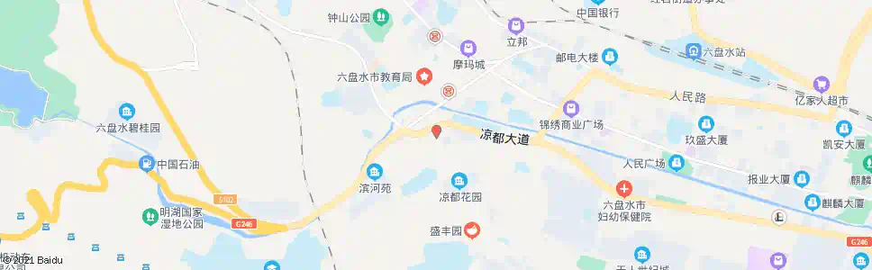 六盘水招呼站(福林堂药业钟山西路药店)_公交站地图_六盘水公交_妙搜公交查询2025