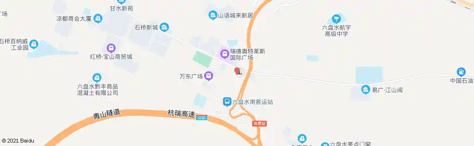 六盘水招呼站(盛安福汽贸有限公司)_公交站地图_六盘水公交_妙搜公交查询2025