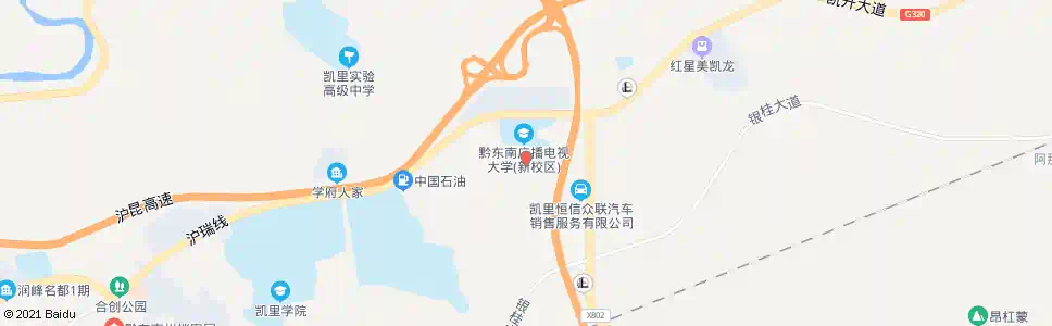 黔东南州委党校_公交站地图_黔东南公交_妙搜公交查询2025