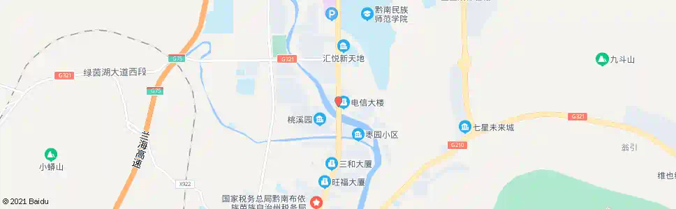 黔南电信大楼_公交站地图_黔南公交_妙搜公交查询2025