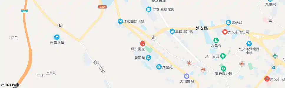 黔西南坪东街道办_公交站地图_黔西南公交_妙搜公交查询2025