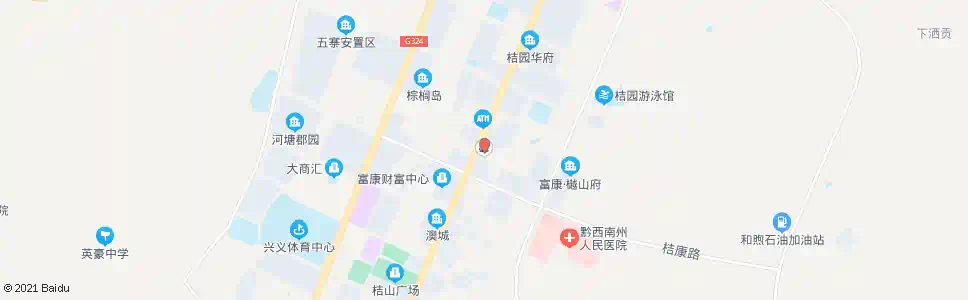 黔西南桔山大道加油站_公交站地图_黔西南公交_妙搜公交查询2025