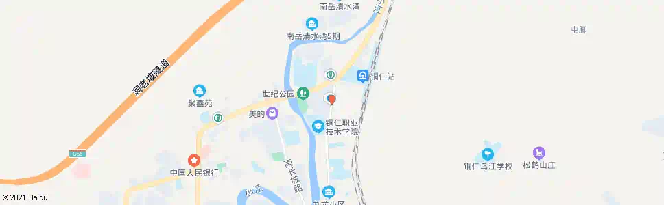 铜仁公园道1号_公交站地图_铜仁公交_妙搜公交查询2025