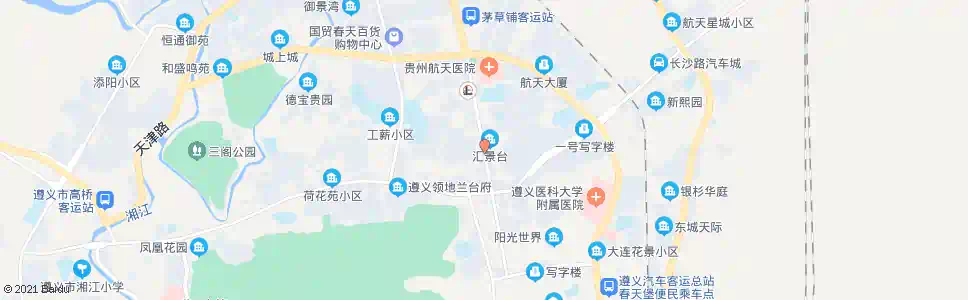 遵义杭州路口_公交站地图_遵义公交_妙搜公交查询2025