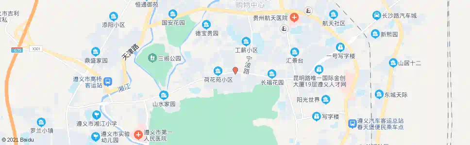遵义荷花池_公交站地图_遵义公交_妙搜公交查询2025