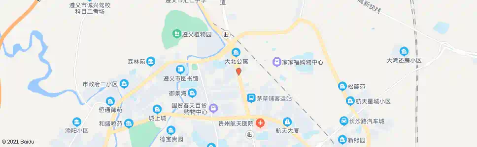 遵义高尚苑_公交站地图_遵义公交_妙搜公交查询2025