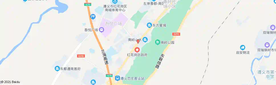 遵义红花岗区政府_公交站地图_遵义公交_妙搜公交查询2025