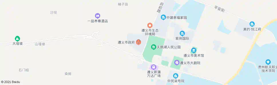 遵义遵义市政府_公交站地图_遵义公交_妙搜公交查询2025