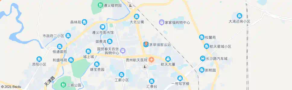 遵义茅草铺客运站_公交站地图_遵义公交_妙搜公交查询2025