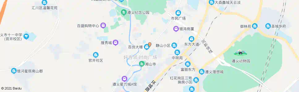 遵义红花岗区政协_公交站地图_遵义公交_妙搜公交查询2025