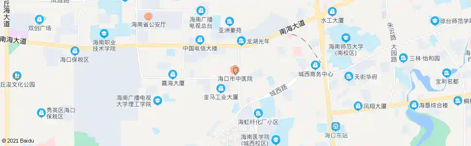海口市中医院门诊部_公交站地图_海口公交_妙搜公交查询2025