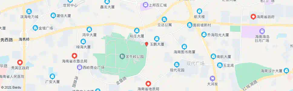 海口金垦横路口_公交站地图_海口公交_妙搜公交查询2025