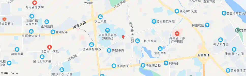 海口高登西街_公交站地图_海口公交_妙搜公交查询2025