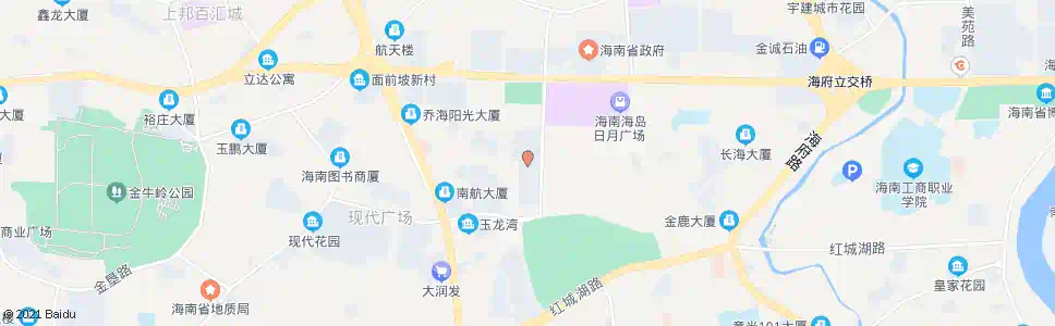 海口八一小区(日月广场南)_公交站地图_海口公交_妙搜公交查询2025