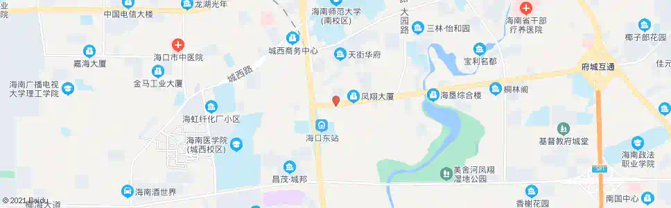 海口山高村口_公交站地图_海口公交_妙搜公交查询2025